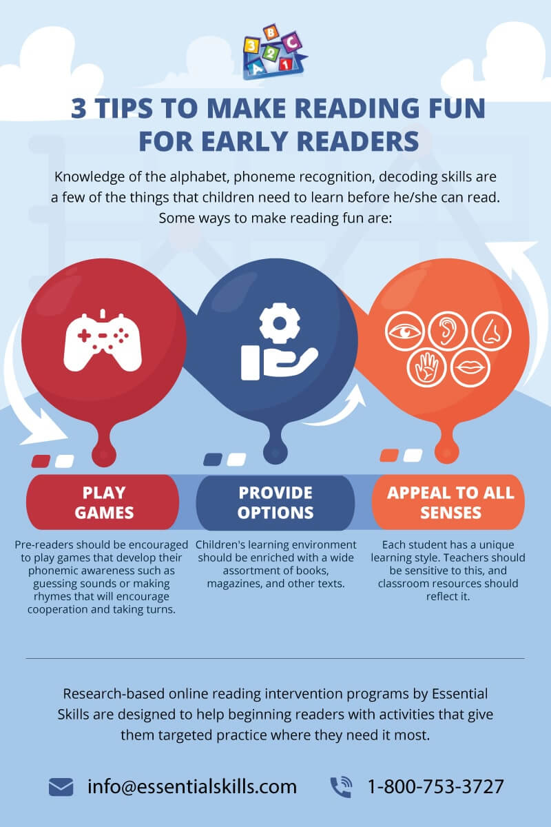 3 Tips To Make Reading Fun For Early Readers