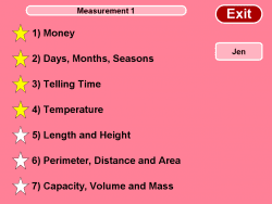 Measurement Grade 1 screenshot