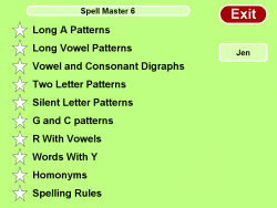 Spell Master Grade 6 screenshot